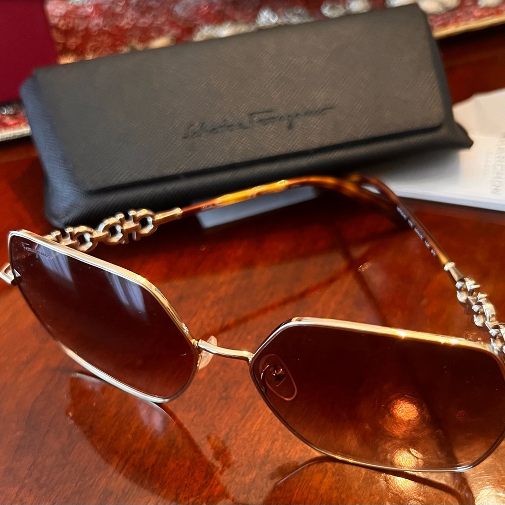 Salvatore Ferragamo Sunglasses. Made in Italy.